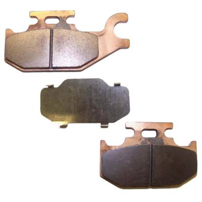 Rareelectrical - New Rear Brake Pads Compatible With Suzuki King Quad 750 2008-09 2011-15 2016 705600398