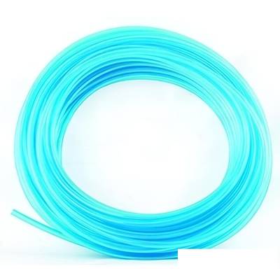 Rareelectrical - Polyurethane Fuel Line Hose 3/16" Inner Diameter X 100 Foot Roll Transparent Blue Compatible With