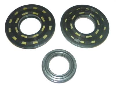 Rareelectrical - 3-Piece Crankshaft Oil Seal Kit Compatible With 1990-2009 Yamaha Superjet Wave Runner Wave Venture