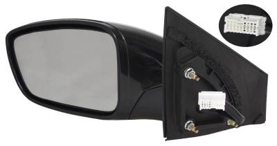 Rareelectrical - Left Driver Side Heated Power Mirror Compatible With 2011-2012 Hyundai Sonata Gls Se Limited No Turn