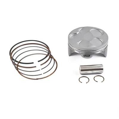 Rareelectrical - New Piston Kit Size B 76.96Mm Compatible With Yamaha Yz250f 2012-2013 249Cc Liquid-Cooled 4-Stroke