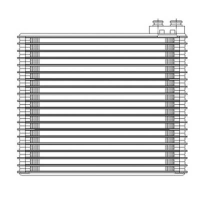 Rareelectrical - New Front A/C Evaporator Core Compatible With Honda Fit 2007-2008 Base Dx Ex Lx Sport 80213Saag01