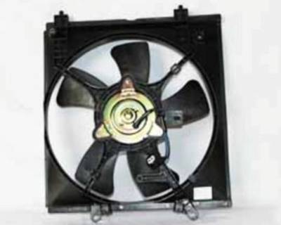 Rareelectrical - New Engine Cooling Fan Assembly Compatible With 2002 Mitsubishi Lancer 2.0L L4 2000Cc 620-313