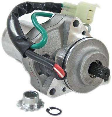 Rareelectrical - 12V Pmgr Starter Motor Compatible With Bombardier Ds90 Mini 4-Stroke 90Cc Youth Atv 2002-2005 Quest