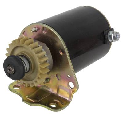 Rareelectrical - New Starter Motor Compatible With Briggs And Stratton 498149 496760 12V Pmdd Ccw 24-Tooth 58Mm Gear
