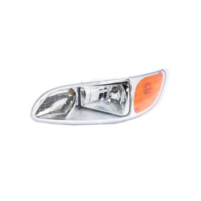 Rareelectrical - Left Driver Halogen Headlight Compatible With Mack Granite Gu Gr Vision Cxn Peterbilt 335 337 340