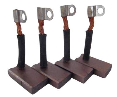 Rareelectrical - Starter Generator Brush Set Compatible With Ez-Go 25533-G01 26993-G01 27065-G01 Club Car 1018294-01