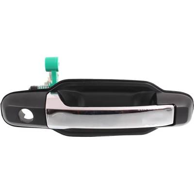 Rareelectrical - Front Passenger Side Exterior Door Handle Compatible With 2003-2009 Kia Sorento Chrome Lever With