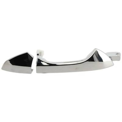 Rareelectrical - Front Or Rear Passenger Side Exterior Door Handle Compatible With 2008-2012 Honda Accord Chrome