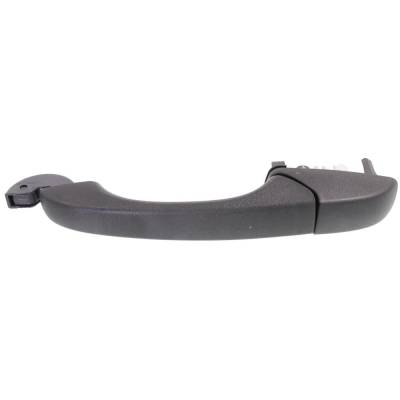 Rareelectrical - Left Rear Exterior Door Handle Compatible With 2008-2019 Dodge Grand Caravan Black Without Key Hole