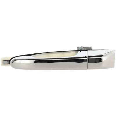 Rareelectrical - Left Rear Exterior Door Handle Compatible With 2006-2012 Kia Sedona Hyundai Entourage Chrome Without