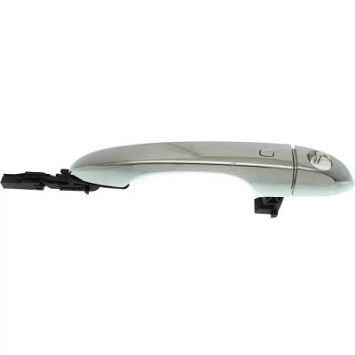 Rareelectrical - Front Left (Driver Side) Exterior Door Handle Compatible With 2013-2016 Dodge Dart Chrome With Key