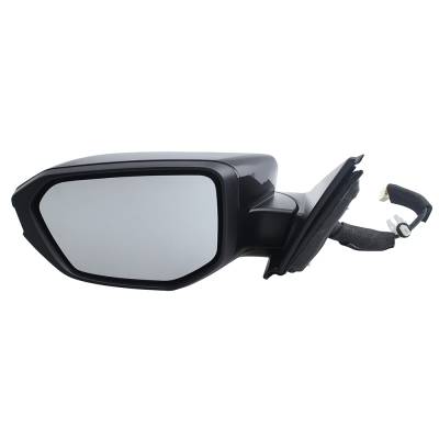 Rareelectrical - New Replacement Right Passenger Side Door Mirror Compatible With 2017-2021 Honda Civic Power Heated