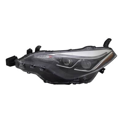 Rareelectrical - New Left Headlight Compatible With Toyota Corolla Xle Sedan 4-Door 2017 2018 2019 By Part Numbers
