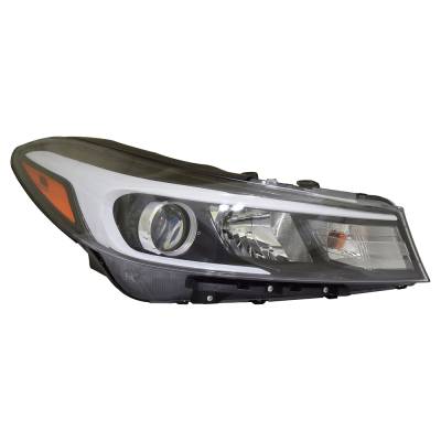 Rareelectrical - New Right Halogen Headlight Compatible With Kia Forte Lx Sedan 4 Door 2.0L 2017 2018 By Part Number