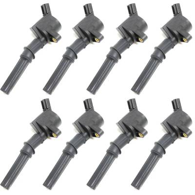 Rareelectrical - New Ignition Coil Compatible With Ford Explorer Xlt 8 Cyl 4.6L E-350 Club Wagon Chateau 8 Cyl 5.4L