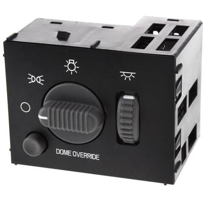 Rareelectrical - New 9-Prong Headlight Switch Compatible With Chevrolet Gmc Sierra 2500 Hd Sl 8 Cyl 6.6L Avalanche