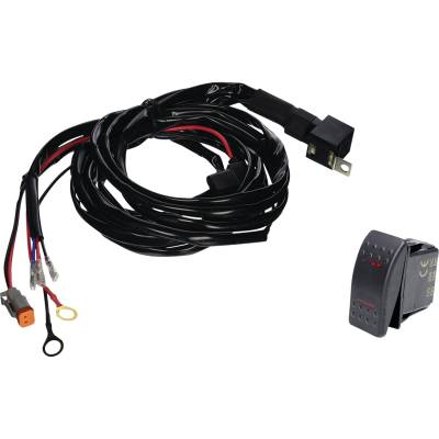 Rareelectrical - Wire Harness Single Deutsch Connector Compatible With Led Light Bars Driving Lights Off-Road Lights