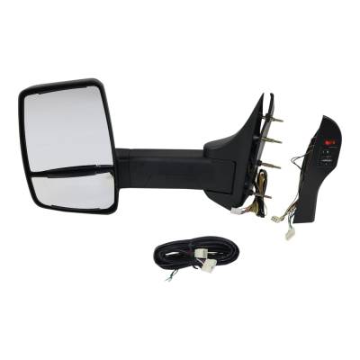 Rareelectrical - Side Mirror Fits 2008-2013 Ford E-150 E-250 E-350 Super Duty E-450 Super Duty 4.6L 5.4L V8 Left