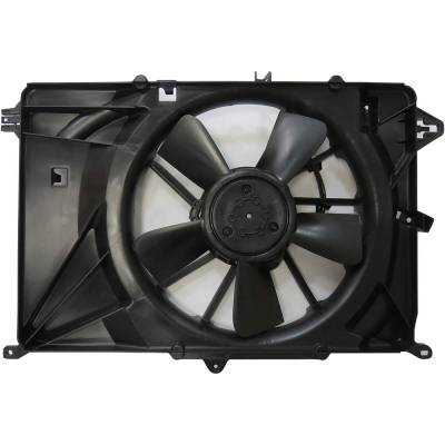 Rareelectrical - New Dual Radiator And Condenser Fan Compatible With Jeep Compass Altitude High Latitude Lux Limited