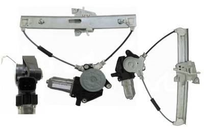 Rareelectrical - New Right Rear Power Window Regulator Compatible With 2001-2007 Ford Escape 6L8z-7827000-Ba