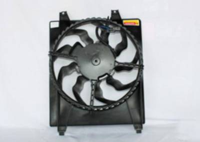 Rareelectrical - New Ac Condenser Fan Assembly Compatible With 2007-09 Hyundai Santa Fe 2.7L V6 2656Cc W/Tow