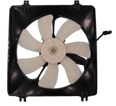 Rareelectrical - New Ac Condenser Fan Assembly Compatible With 2010-2012 Honda Accord Crosstour 38615-R70a01