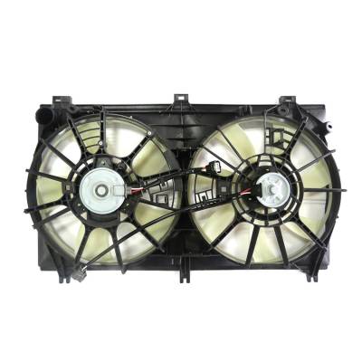 Rareelectrical - New Dual Radiator And Condenser Fan Compatible With Lexus Is250 2016 16363-31300 16361-31410
