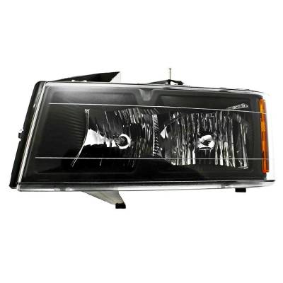 Rareelectrical - New Drivers Headlight Compatible With Gmc Canyon Sl Sle Extended 2004 By Part Number 20766569