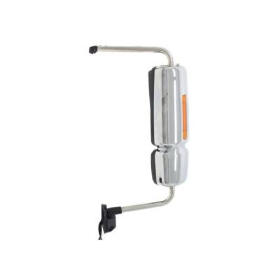 Rareelectrical - New Left Door Mirror Compatible With International Harvester Workstar 7700 Chrome 3678815C92