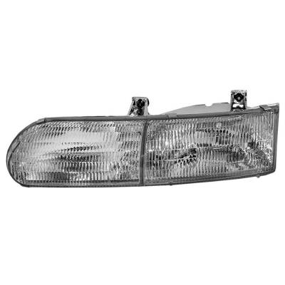Rareelectrical - New Left Headlight Compatible With Ford Taurus 1992 L 1992-1993 Lx 1992-1995 Gl 4-Door Sedan 5-Door