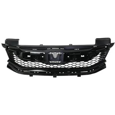 Rareelectrical - New Painted Black Grille Assembly Compatible With Honda Accord Touring 4 Cyl 2.4L Accord Lx-S 4 Cyl