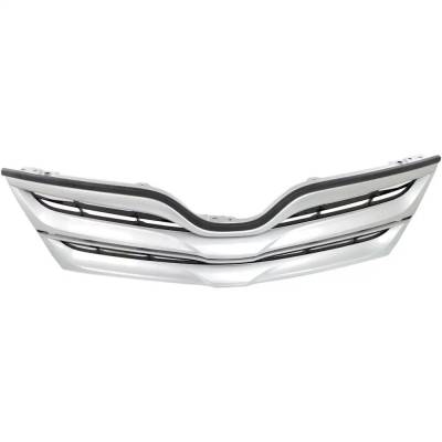 Rareelectrical - New Silver Shell Grille Assembly Compatible With Toyota Venza Awd 6 Cyl 3.5L Venza Xle 6 Cyl 3.5L Le