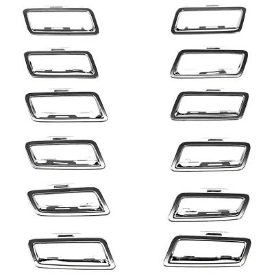 Rareelectrical - Chrome Grille Assembly Compatible With Mercedes Benz Gla250 4Matic 4 Cyl 2.0L Gla250 Base 4 Cyl 2.0L