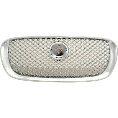 Rareelectrical - New Chrome Grille Assembly Compatible With Jaguar Xf Premium Luxury 8 Cyl 4.2L Xfr Base 8 Cyl 5.0L
