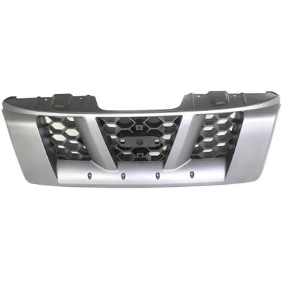 Rareelectrical - New Painted Silver Grille Assembly Compatible With Nissan Xterra S 6 Cyl 4.0L Xterra Off-Road 6 Cyl
