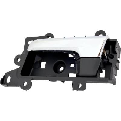 Rareelectrical - Front Or Rear Driver Side Interior Door Handle Fits 2010-2022 Toyota 4Runner Chrome Lever Textured