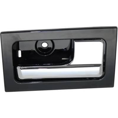 Rareelectrical - Front Or Rear Passenger Side Interior Door Handle Compatible With 2009-2014 Ford F-150 Chrome Lever