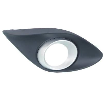 Rareelectrical - New Silver Fog Light Trim Compatible With Mazda 2 Gs 2 Gx 2 Yozora 2 Touring 2 Sport 2011-2014 By