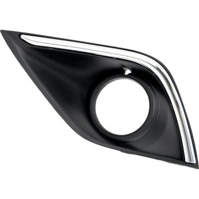 Rareelectrical - New Left Front Fog Light Trim Compatible With Mitsubishi Outlander Le 4 Cyl 2.4L Outlander Sel 4 Cyl