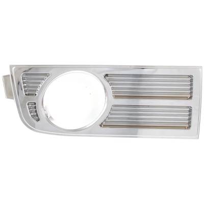 Rareelectrical - Right Front Fog Light Trim Compatible With 2007-2010 Lincoln Mkx Base 3.5L (07-10) Chrome Bezel