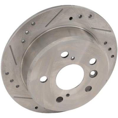 Rareelectrical - New Solid Brake Disc Compatible With Lexus Toyota Camry Se 6 Cyl 3.0L Camry Base 6 Cyl 3.0L Camry Dx