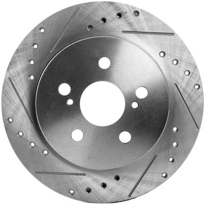 Rareelectrical - Solid Brake Disc Compatible With Lexus Pontiac Toyota Corolla 50Th Anniversary Special Edition 4 Cyl