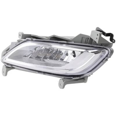 Rareelectrical - New Oval Fog Light Compatible With Hyundai Veloster Se 4 Cyl 1.6L Veloster Turbo R-Spec 4 Cyl 1.6L