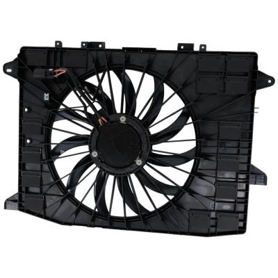 Rareelectrical - New Brushless Motor Cooling Fan Assembly Compatible With Cadillac Chevrolet Blazer True North 4 Cyl