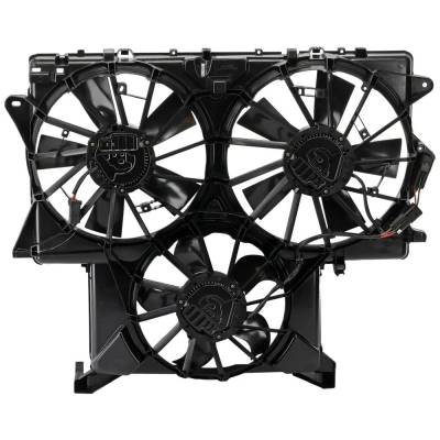 Rareelectrical - New Triple Cooling Fan Assembly Compatible With Cadillac Chevrolet Gmc Tahoe Lt 6 Cyl 3.0L Sierra