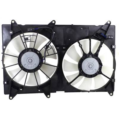 RAREELECTRICAL - New Dual Cooling Fan Assembly Compatible With Lexus Toyota Highlander Sport 6 Cyl 3.3L Highlander