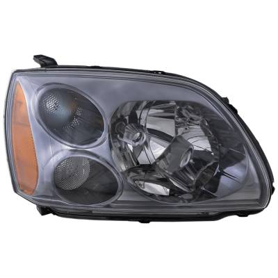 Rareelectrical - Headlight Compatible With 2004-2012 Mitsubishi Galant 2.4L 3.8L I4 Right Passenger Side Halogen
