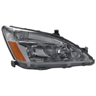Rareelectrical - New Headlight Compatible With 2003-2007 Honda Accord 2.4L 3.0L I4 K24a4/K24a8 J30a4/J30a5 Right