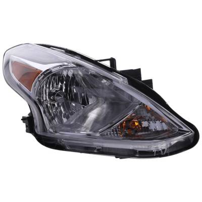 Rareelectrical - Headlight Compatible With 2015-2019 Nissan Versa 1.6L I4 Hr16de Right Passenger Side Halogen